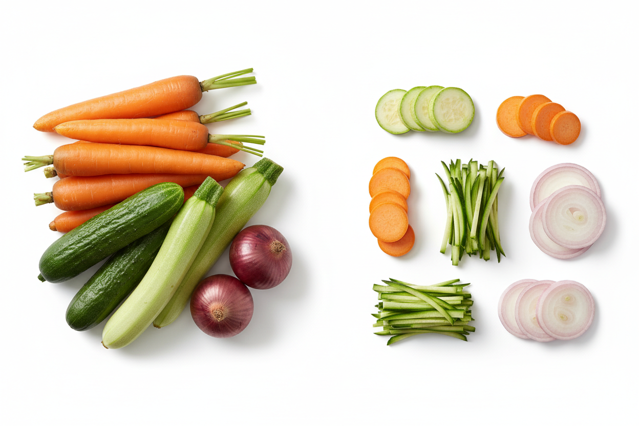 Avant/Après légumes